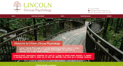 Desktop Screenshot of lincolnpsychology.com.au